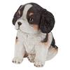 Design Toscano Black & White Cavalier King Charles Puppy Partner Collectible Dog Statue JQ11206